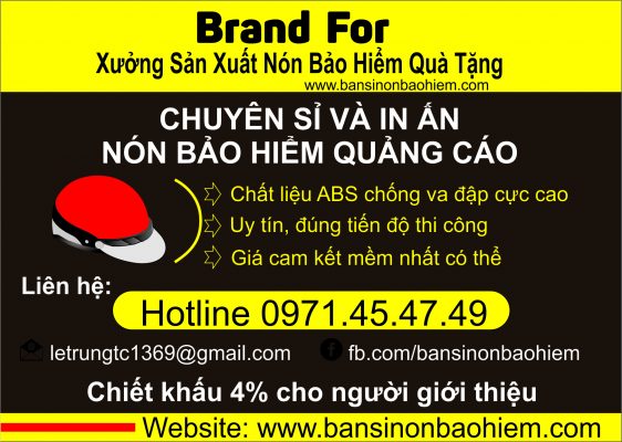 in nón bảo hiểm theo yêu cầu