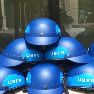 Nón bảo hiểm quảng cáo 31 mu bao hiem uber mu bao hiem nua dau