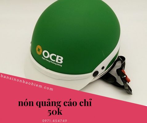 nón bảo hiểm quảng cáo
