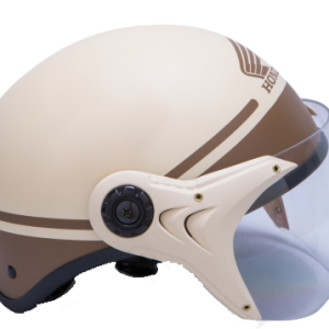 Nón bảo hiểm quảng cáo nữa đầu có kính trẻ em