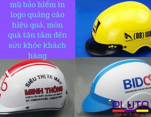 nón bảo hiểm in logo