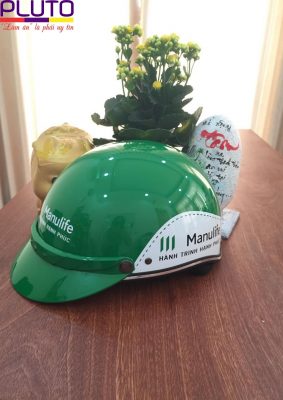 Nón bảo hiểm in logo Manulife