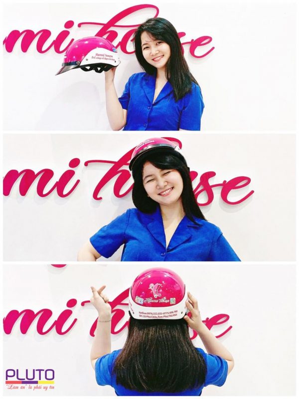 Mũ bảo hiểm quà tặng cho doanh nghiệp cuối năm 1 Mũ bảo hiểm quà tặng HAMI HOUSE