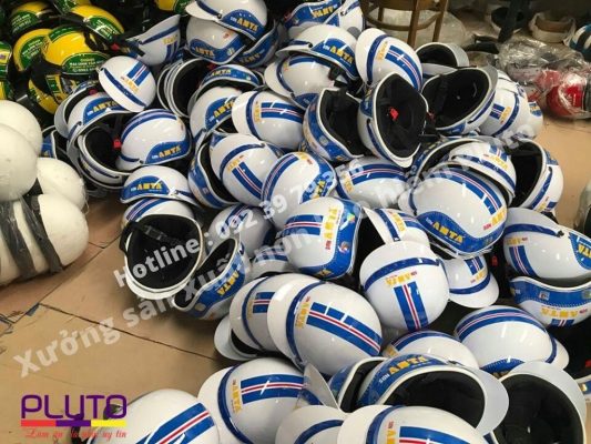 xưởng sản xuất nón bảo hiểm Pluto 50