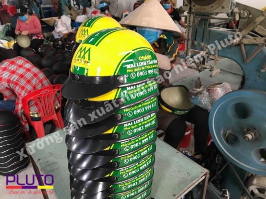 xưởng sản xuất nón bảo hiểm Pluto 21